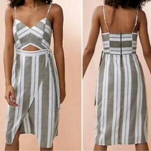 Express set linen blend women’s pant size xs and dress size 2